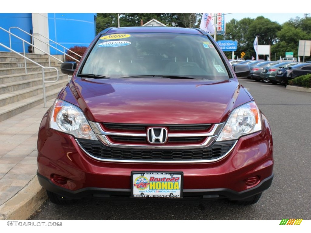 2010 CR-V EX AWD - Tango Red Pearl / Gray photo #2