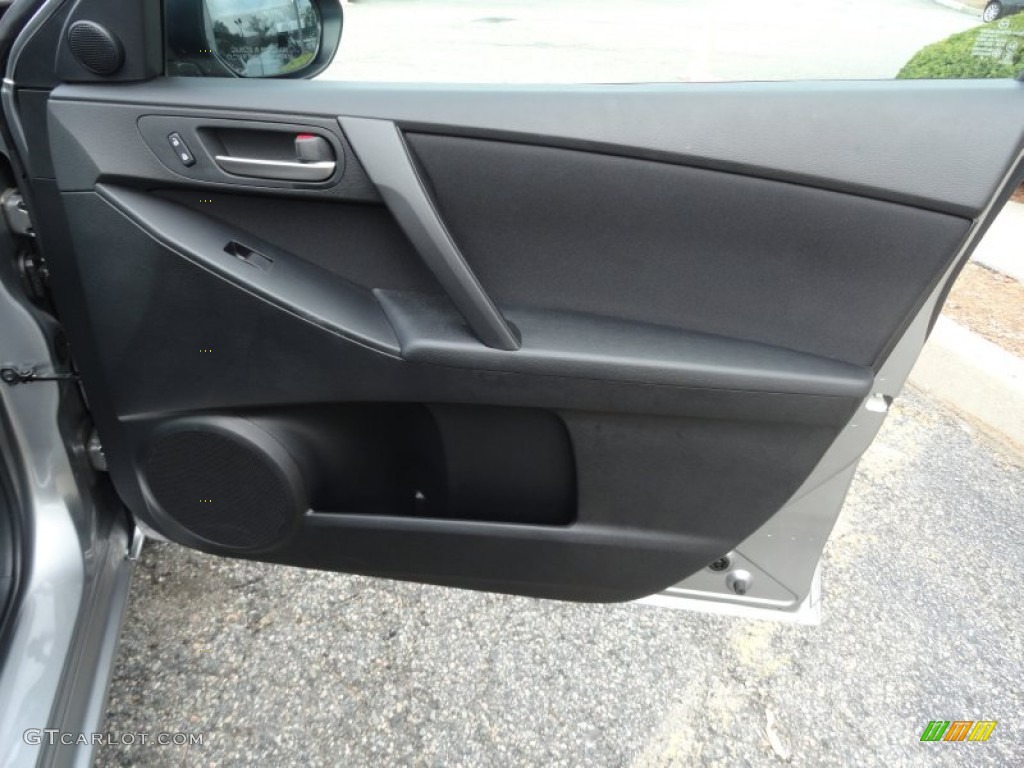 2011 Mazda MAZDA3 i Touring 4 Door Black Door Panel Photo #52673269