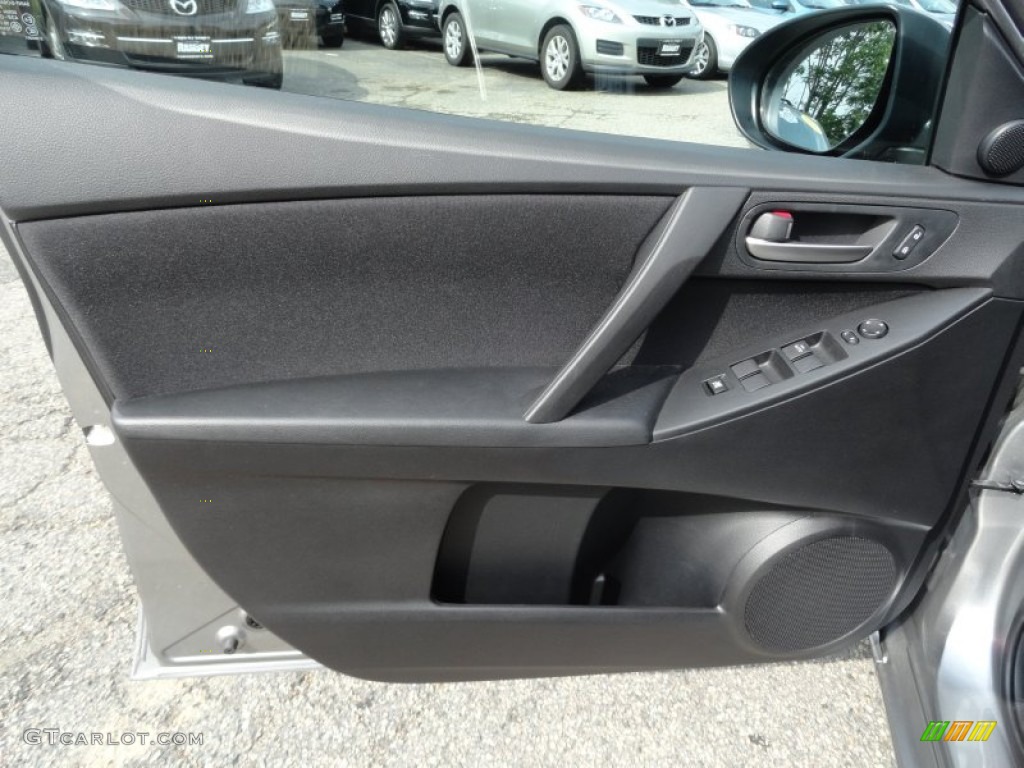 2011 Mazda MAZDA3 i Touring 4 Door Black Door Panel Photo #52673365