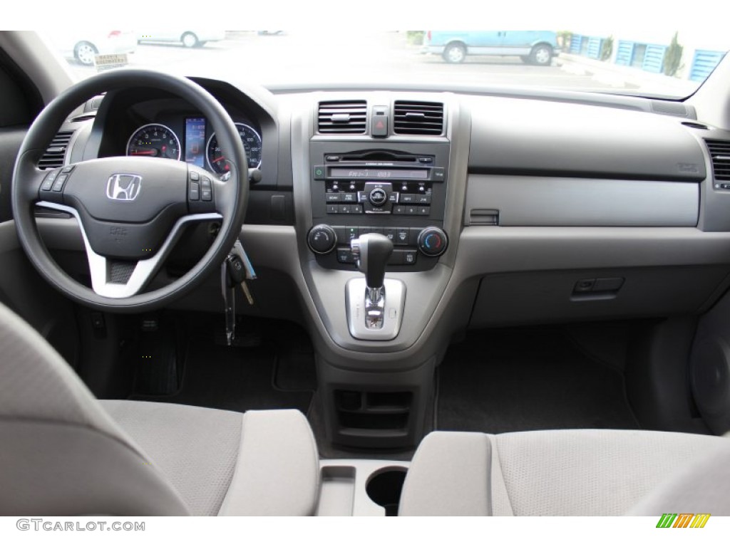 2010 Honda CR-V EX AWD Gray Dashboard Photo #52673368