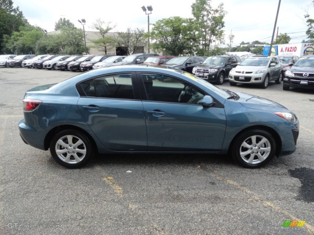 2011 MAZDA3 i Touring 4 Door - Gunmetal Blue Mica / Black photo #8