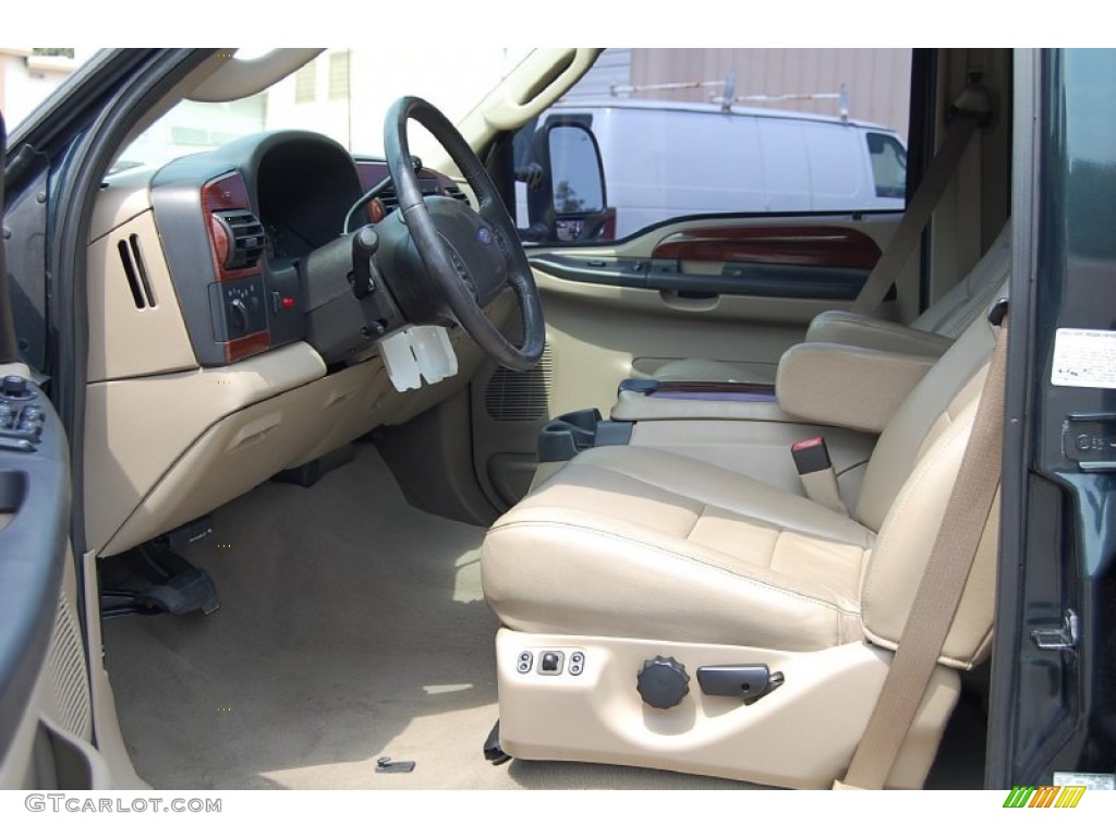 Tan Interior 2006 Ford F350 Super Duty Lariat Crew Cab Dually Photo #52674199