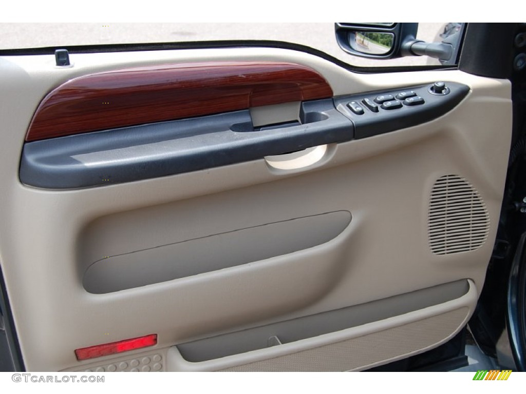 2006 Ford F350 Super Duty Lariat Crew Cab Dually Tan Door Panel Photo #52674223