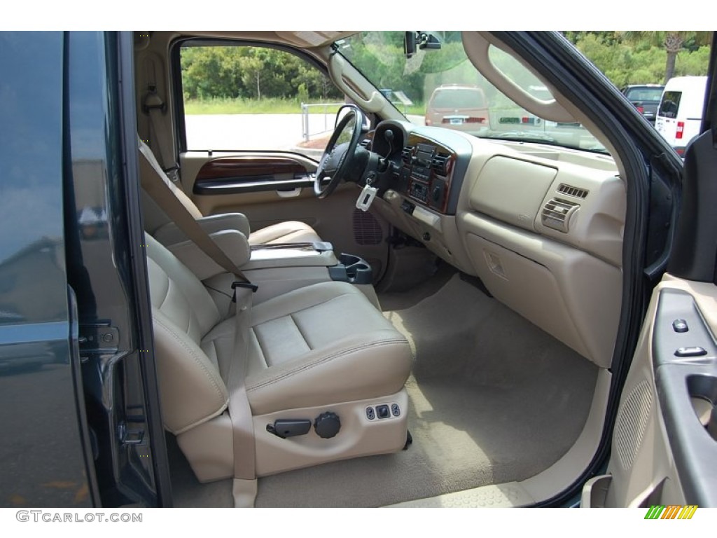 Tan Interior 2006 Ford F350 Super Duty Lariat Crew Cab Dually Photo #52674277