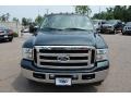 2006 Dark Green Satin Metallic Ford F350 Super Duty Lariat Crew Cab Dually  photo #13