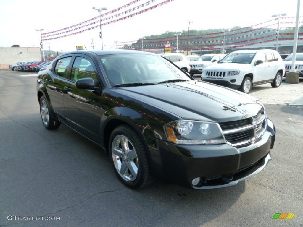 Brilliant Black Crystal Pearl 2008 Dodge Avenger R/T AWD Exterior Photo #52675309