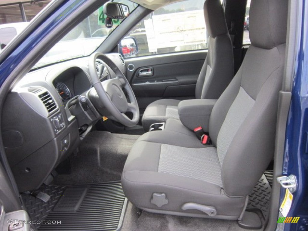 Ebony Interior 2011 Chevrolet Colorado LT Crew Cab 4x4 Photo #52675339