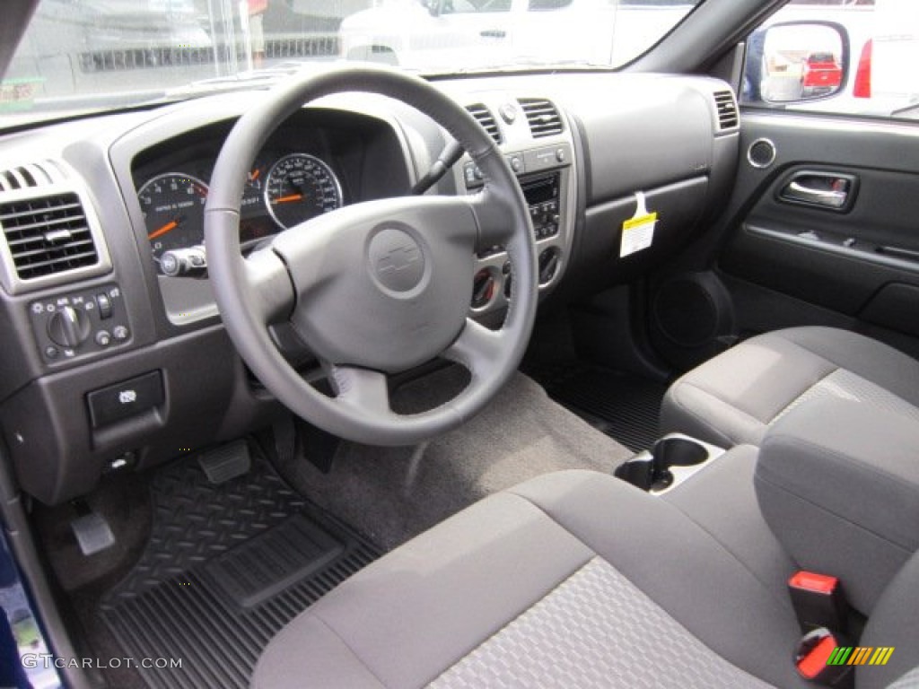 Ebony Interior 2011 Chevrolet Colorado LT Crew Cab 4x4 Photo #52675348