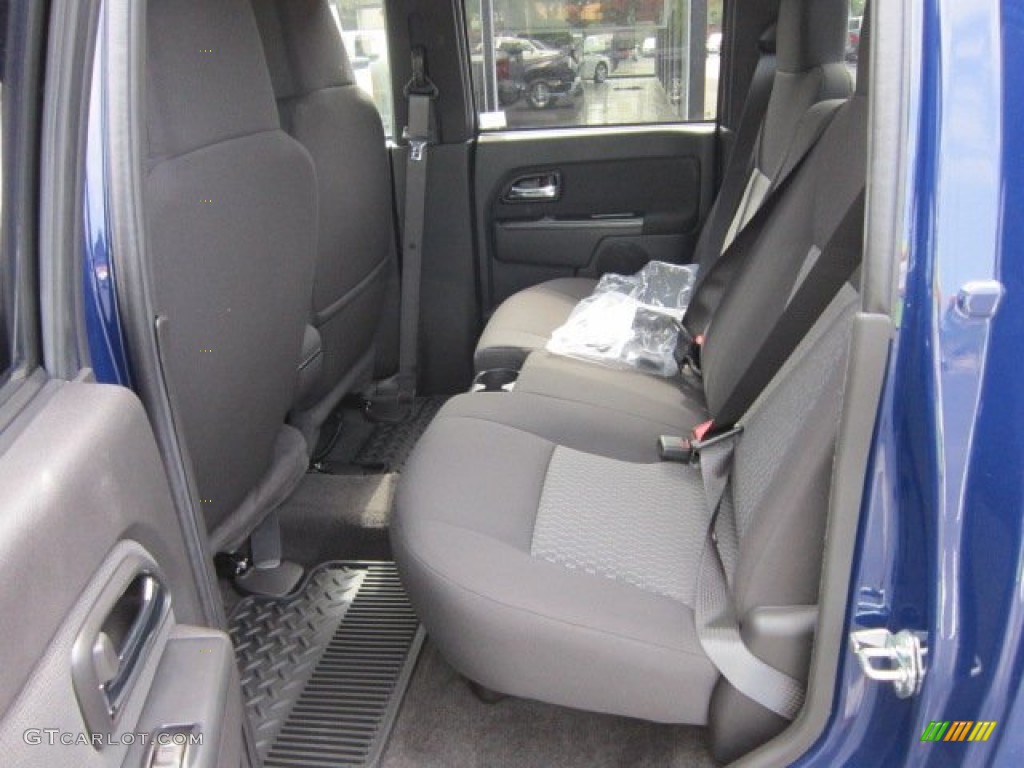 Ebony Interior 2011 Chevrolet Colorado LT Crew Cab 4x4 Photo #52675366