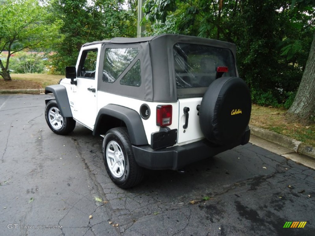 2010 Wrangler Sport 4x4 - Stone White / Dark Slate Gray/Medium Slate Gray photo #5