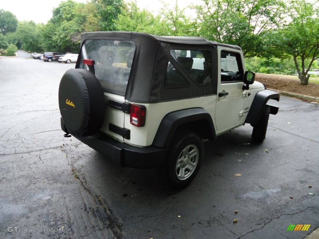 2010 Wrangler Sport 4x4 - Stone White / Dark Slate Gray/Medium Slate Gray photo #7