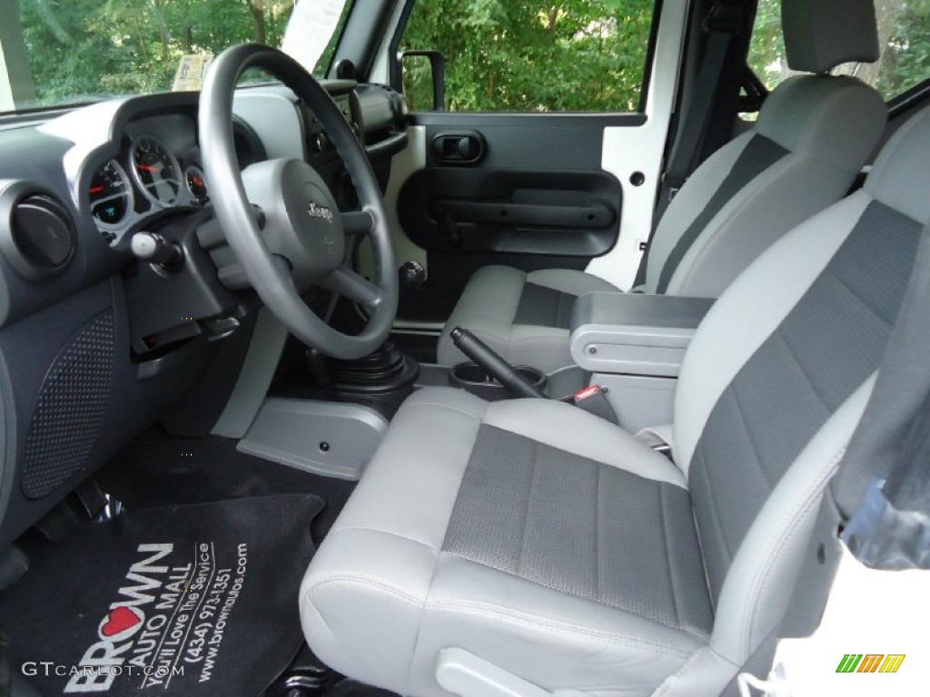 2010 Wrangler Sport 4x4 - Stone White / Dark Slate Gray/Medium Slate Gray photo #9