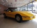1986 Yellow Chevrolet Corvette Convertible #52658842