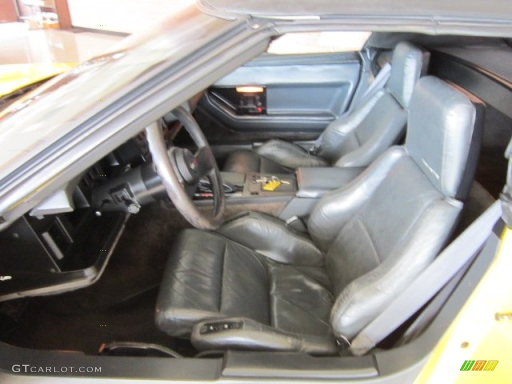 1986 Corvette Convertible - Yellow / Black photo #10