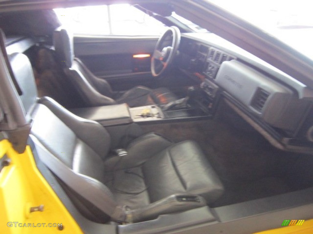 1986 Corvette Convertible - Yellow / Black photo #13