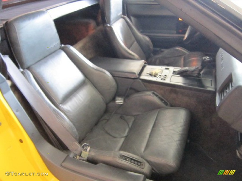 1986 Corvette Convertible - Yellow / Black photo #14