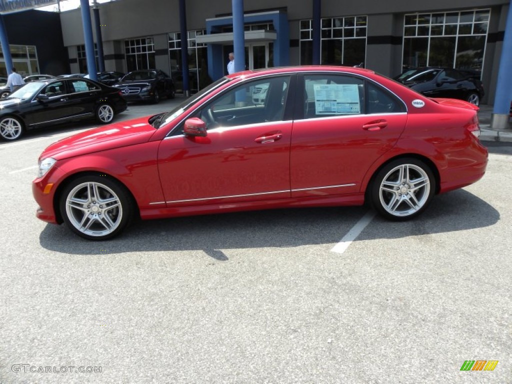 Mars Red 2011 Mercedes-Benz C 350 Sport Exterior Photo #52676644