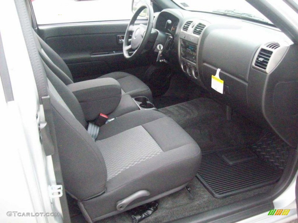 Ebony Interior 2012 Chevrolet Colorado LT Extended Cab Photo #52677823