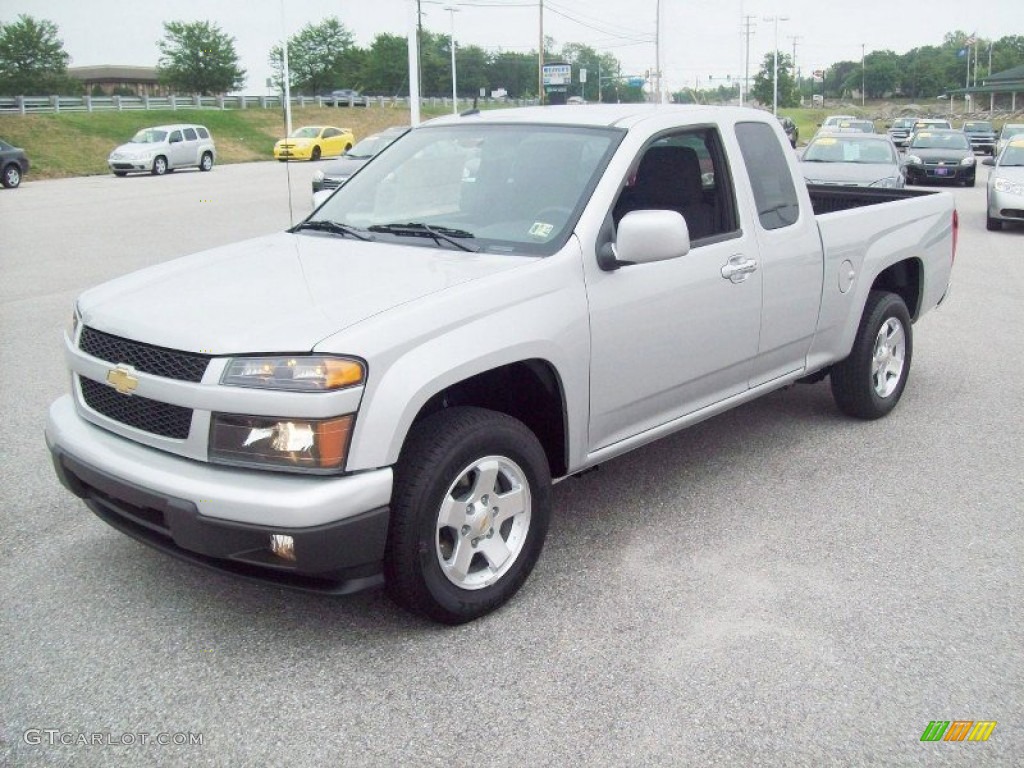 Sheer Silver Metallic 2012 Chevrolet Colorado LT Extended Cab Exterior Photo #52677862