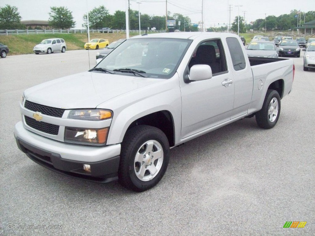 2012 Colorado LT Extended Cab - Sheer Silver Metallic / Ebony photo #11