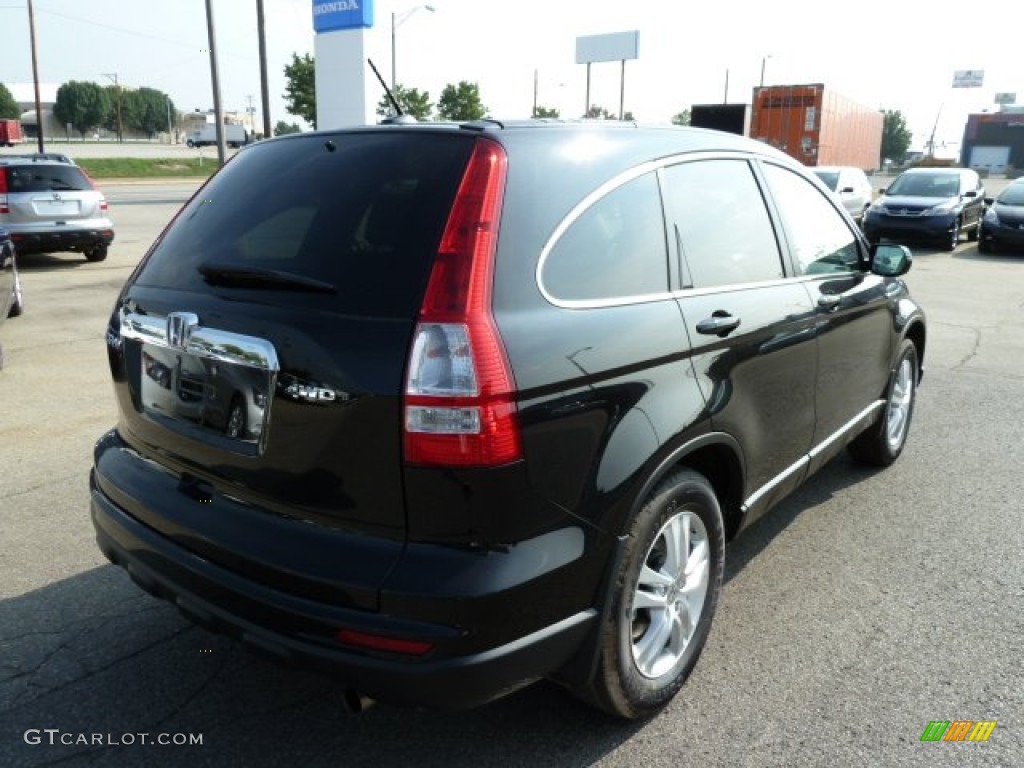 2011 CR-V EX-L 4WD - Crystal Black Pearl / Ivory photo #5