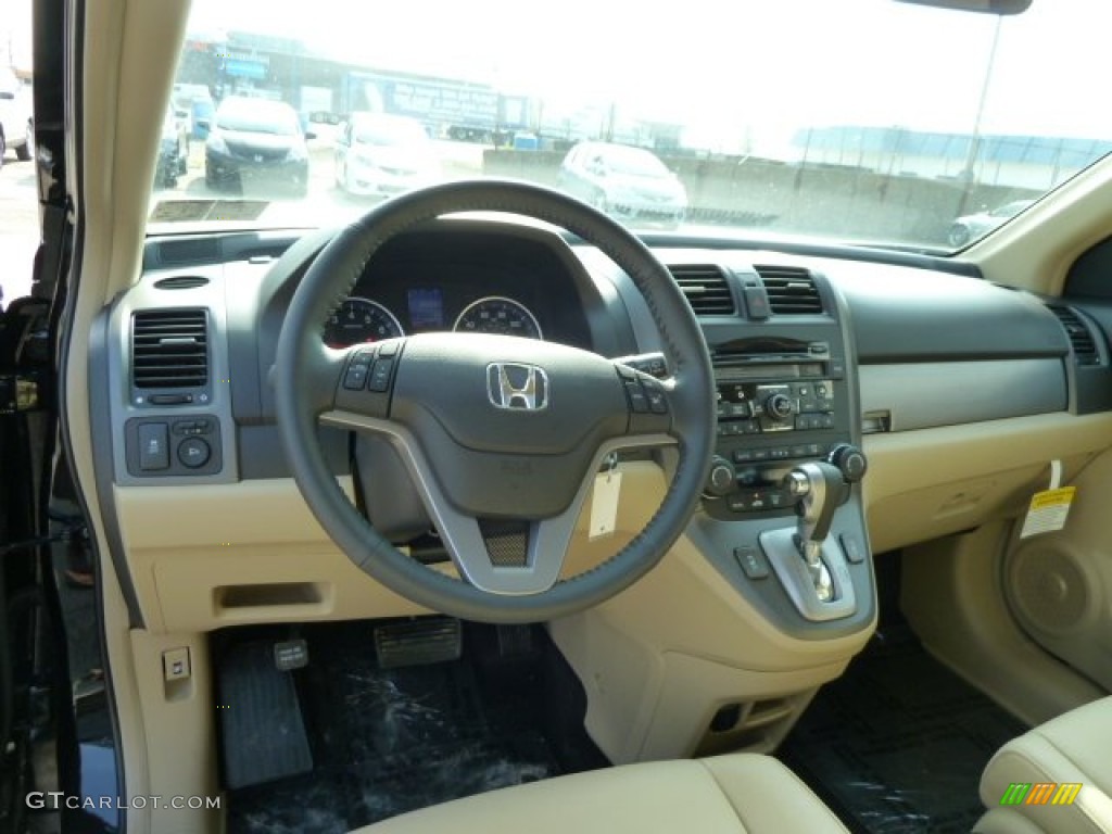 2011 Honda CR-V EX-L 4WD Ivory Dashboard Photo #52678174