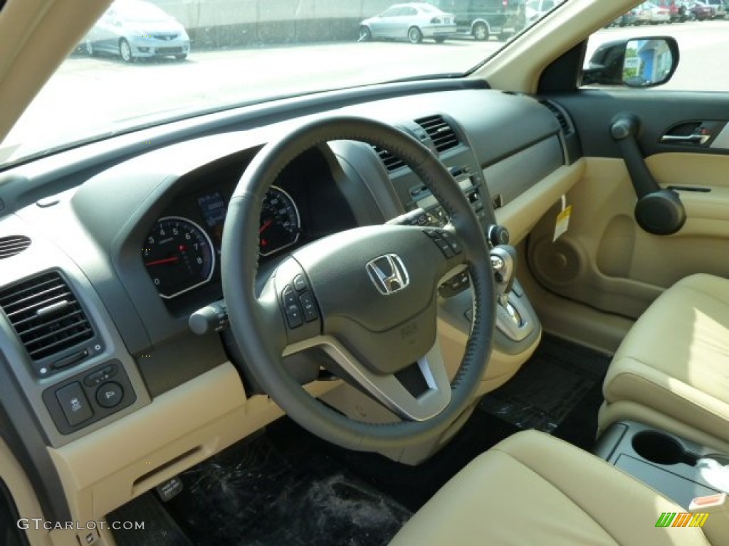 Ivory Interior 2011 Honda CR-V EX-L 4WD Photo #52678192
