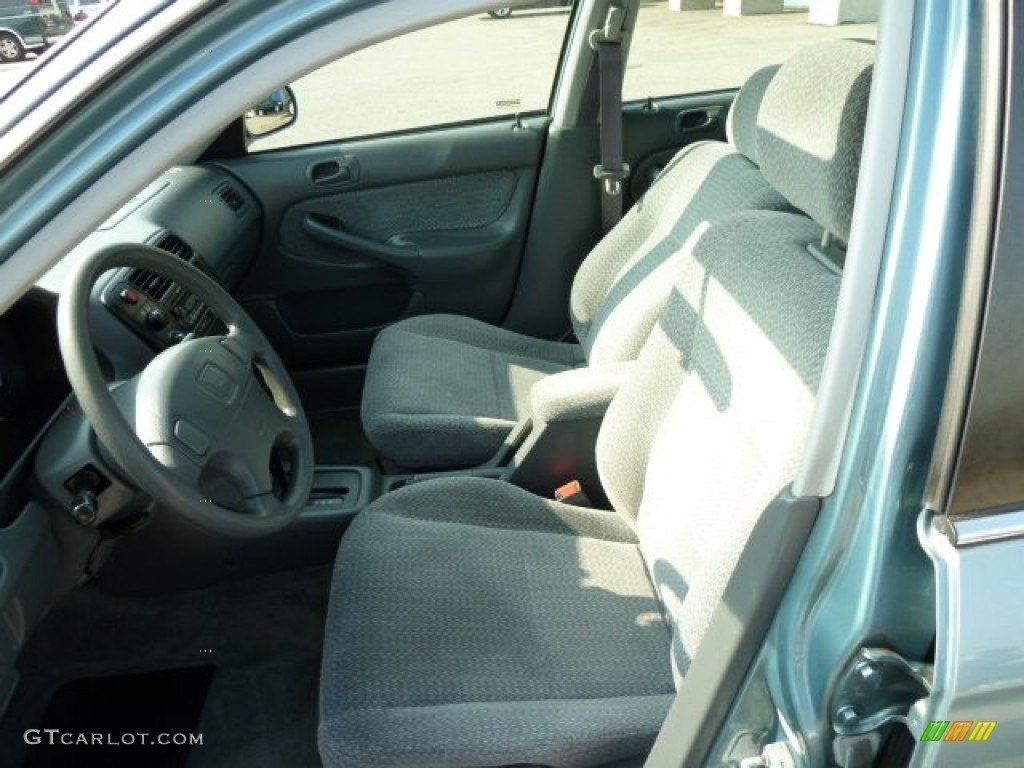 Gray Interior 1999 Honda Civic EX Sedan Photo #52678519