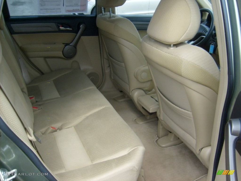 2008 CR-V EX 4WD - Green Tea Metallic / Ivory photo #16