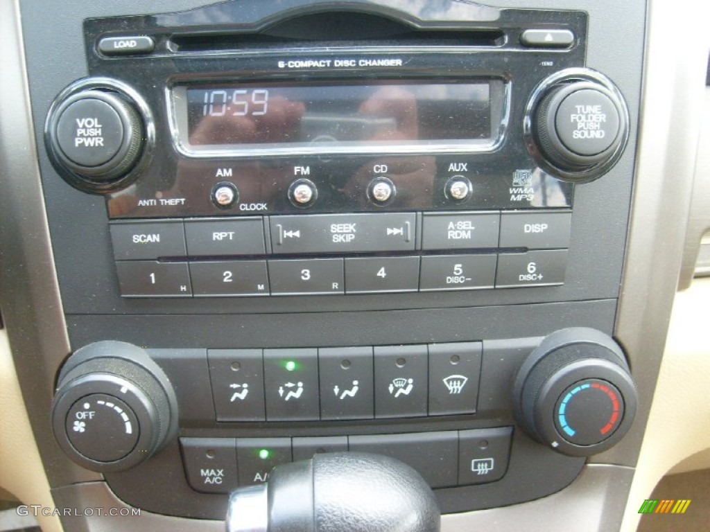 2008 CR-V EX 4WD - Green Tea Metallic / Ivory photo #19