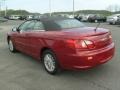 2008 Inferno Red Crystal Pearl Chrysler Sebring LX Convertible  photo #5