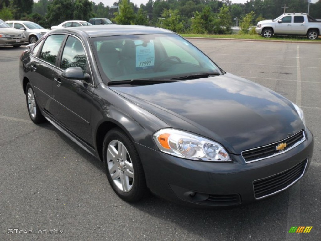 2010 Impala LT - Cyber Gray Metallic / Gray photo #5