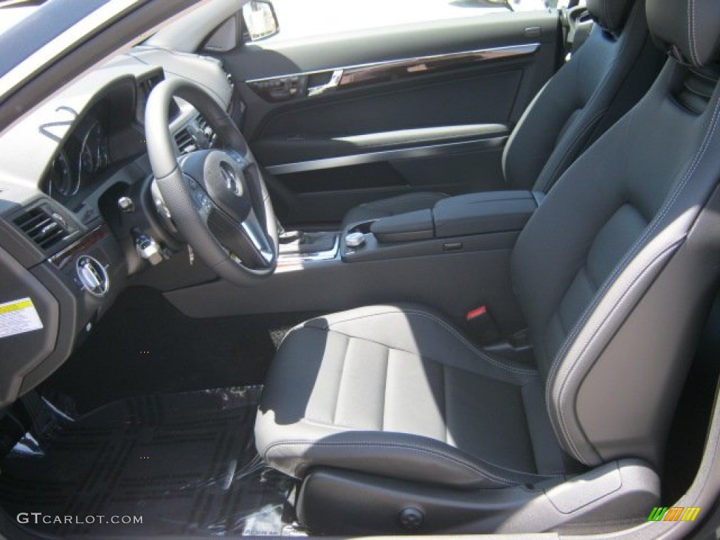 Black Interior 2012 Mercedes-Benz E 350 Cabriolet Photo #52679958