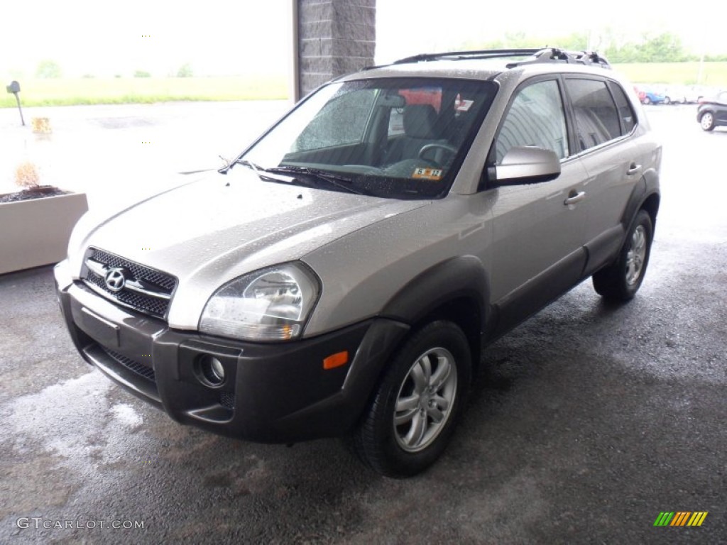 Sahara Silver 2006 Hyundai Tucson GLS V6 4x4 Exterior Photo #52680057