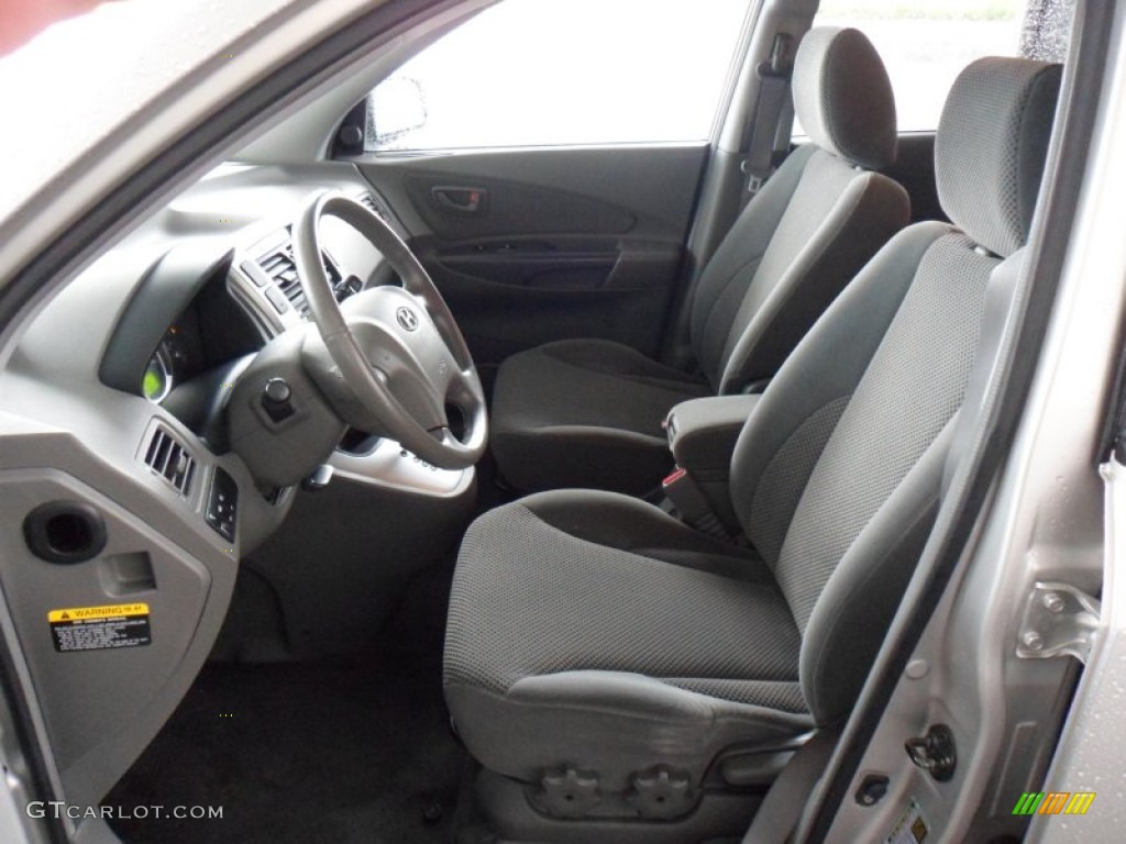 Gray Interior 2006 Hyundai Tucson GLS V6 4x4 Photo #52680150