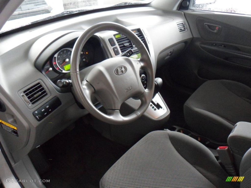Gray Interior 2006 Hyundai Tucson GLS V6 4x4 Photo #52680162