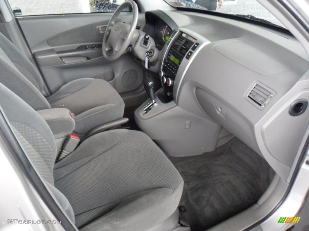 Gray Interior 2006 Hyundai Tucson GLS V6 4x4 Photo #52680255