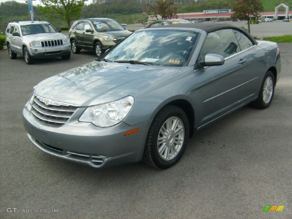 Silver Steel Metallic 2008 Chrysler Sebring Touring Convertible Exterior Photo #52680366