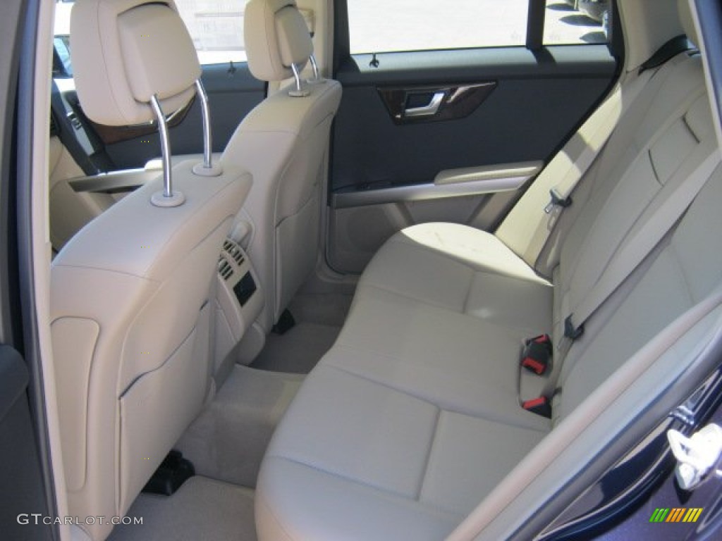 Almond/Black Interior 2012 Mercedes-Benz GLK 350 4Matic Photo #52680420