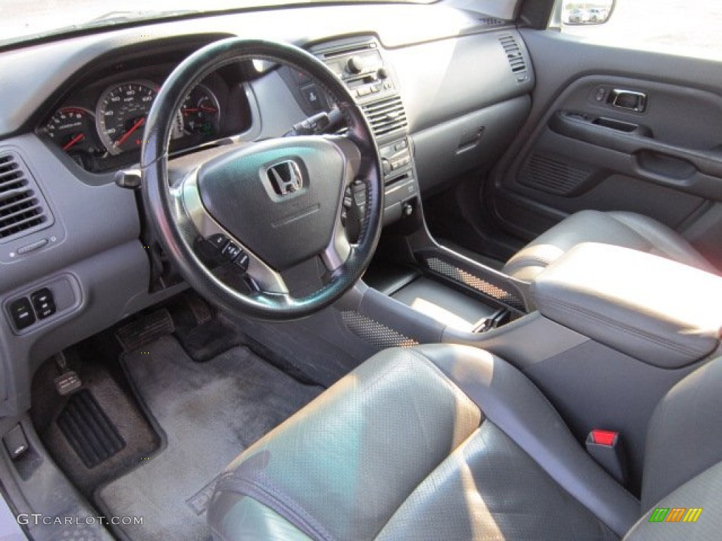 Gray Interior 2003 Honda Pilot EX-L 4WD Photo #52680483