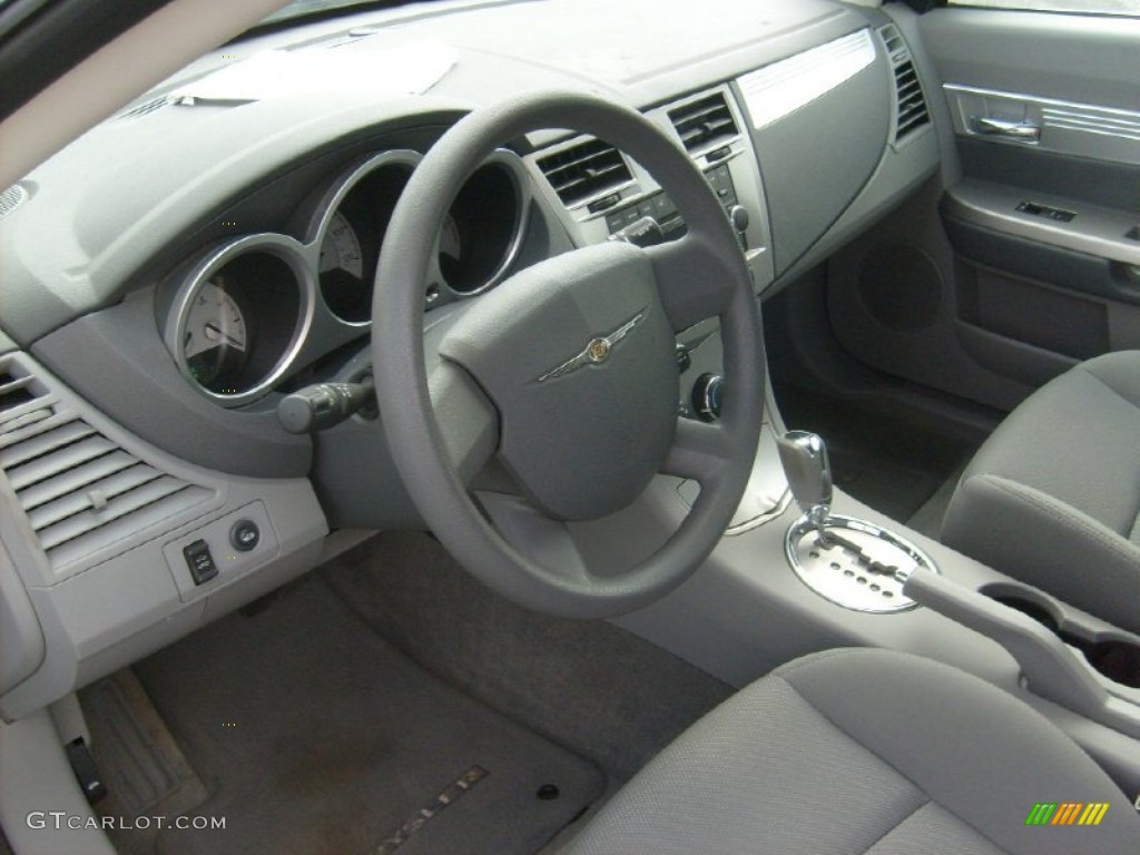 Dark Slate Gray/Light Slate Gray Interior 2008 Chrysler Sebring Touring Convertible Photo #52680486