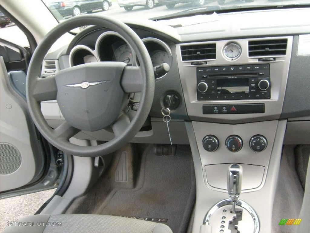 2008 Chrysler Sebring Touring Convertible Dark Slate Gray/Light Slate Gray Dashboard Photo #52680564