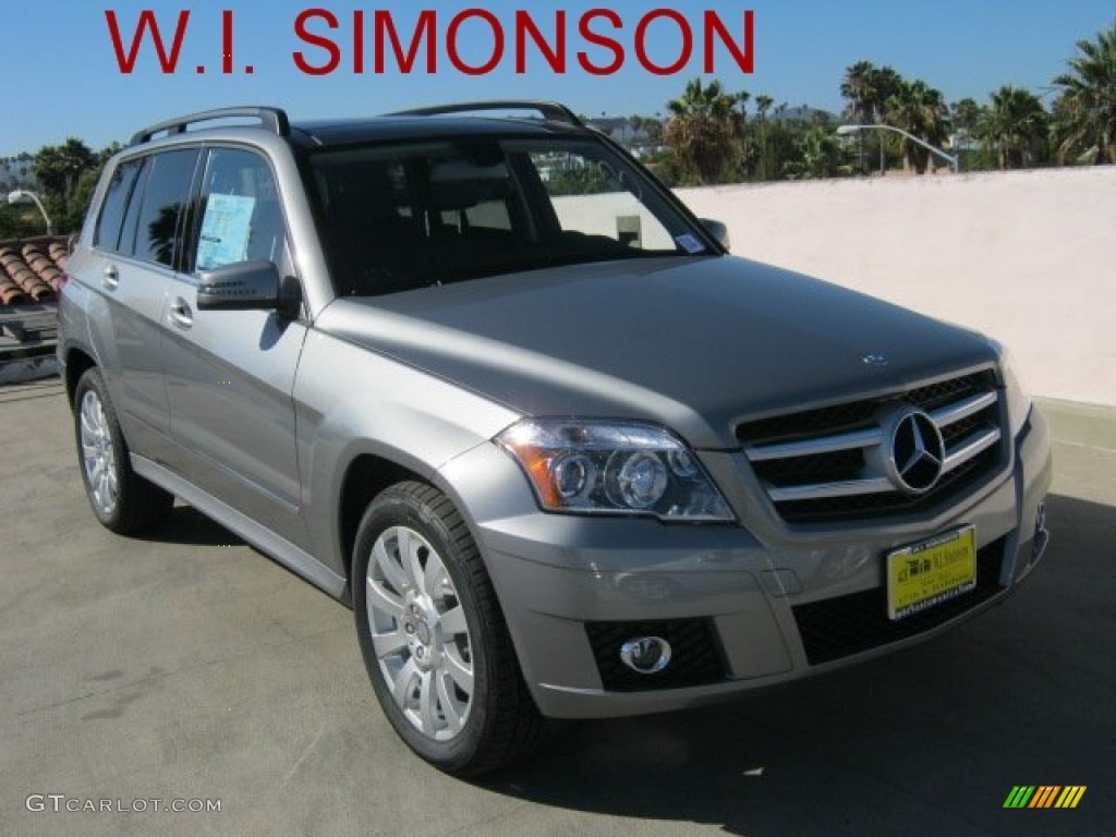 2012 GLK 350 4Matic - Palladium Silver Metallic / Black photo #1