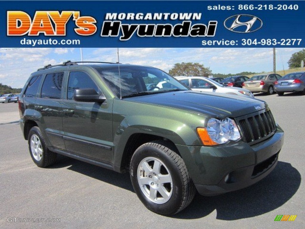 2008 Grand Cherokee Laredo 4x4 - Jeep Green Metallic / Khaki photo #1