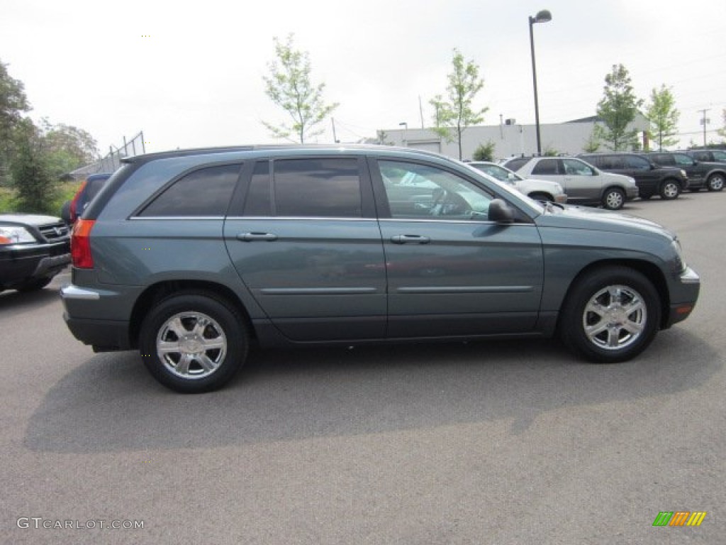 2005 Pacifica Touring AWD - Magnesium Green Pearl / Light Taupe photo #8