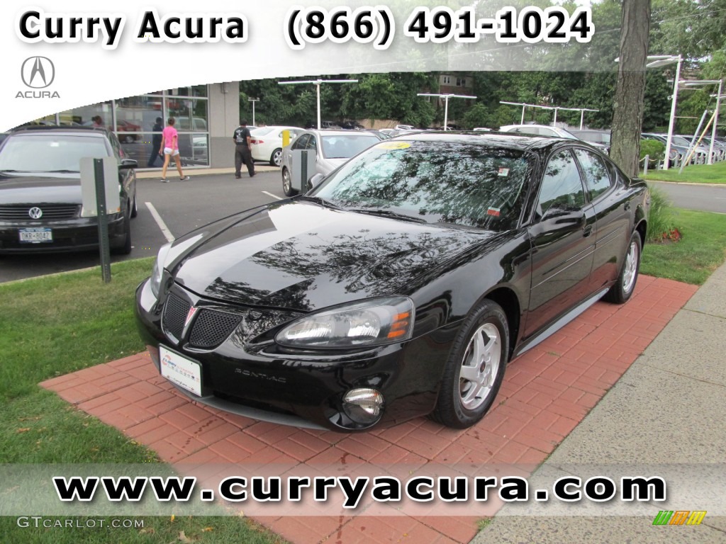 2004 Grand Prix GT Sedan - Black / Dark Pewter photo #1