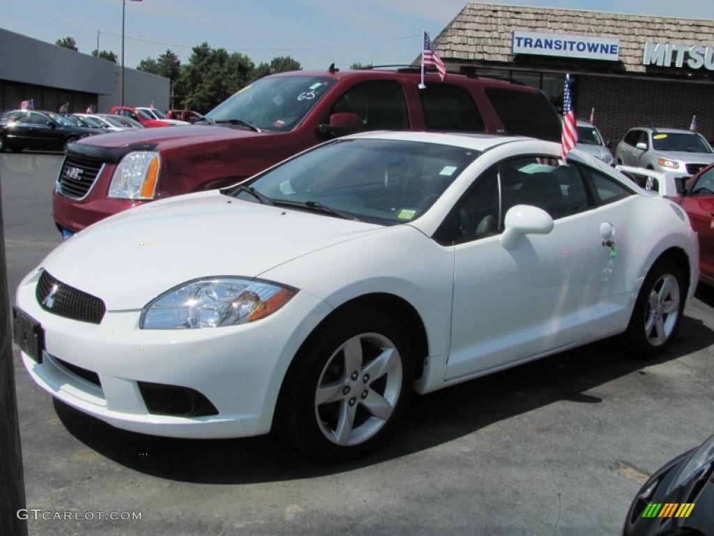 2009 Eclipse GS Coupe - Northstar White Satin / Dark Charcoal photo #1