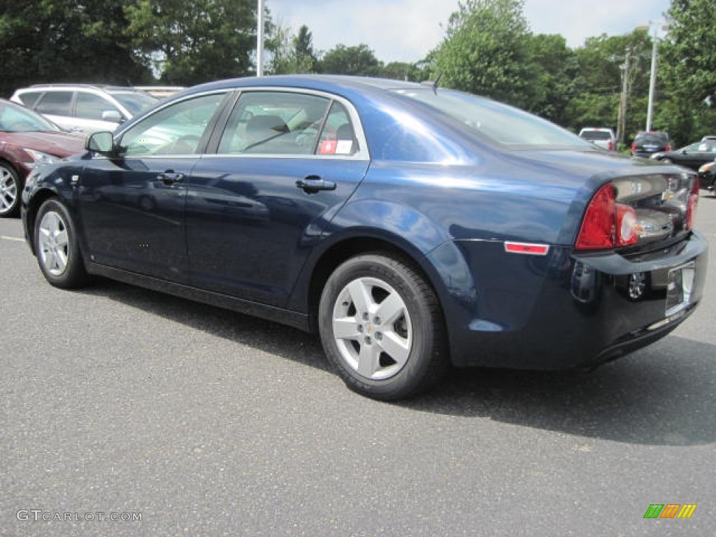 2008 Malibu LS Sedan - Imperial Blue Metallic / Titanium Gray photo #2