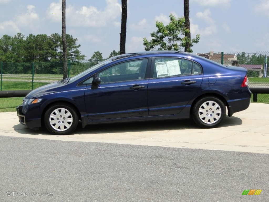 Royal Blue Pearl 2009 Honda Civic DX-VP Sedan Exterior Photo #52682859
