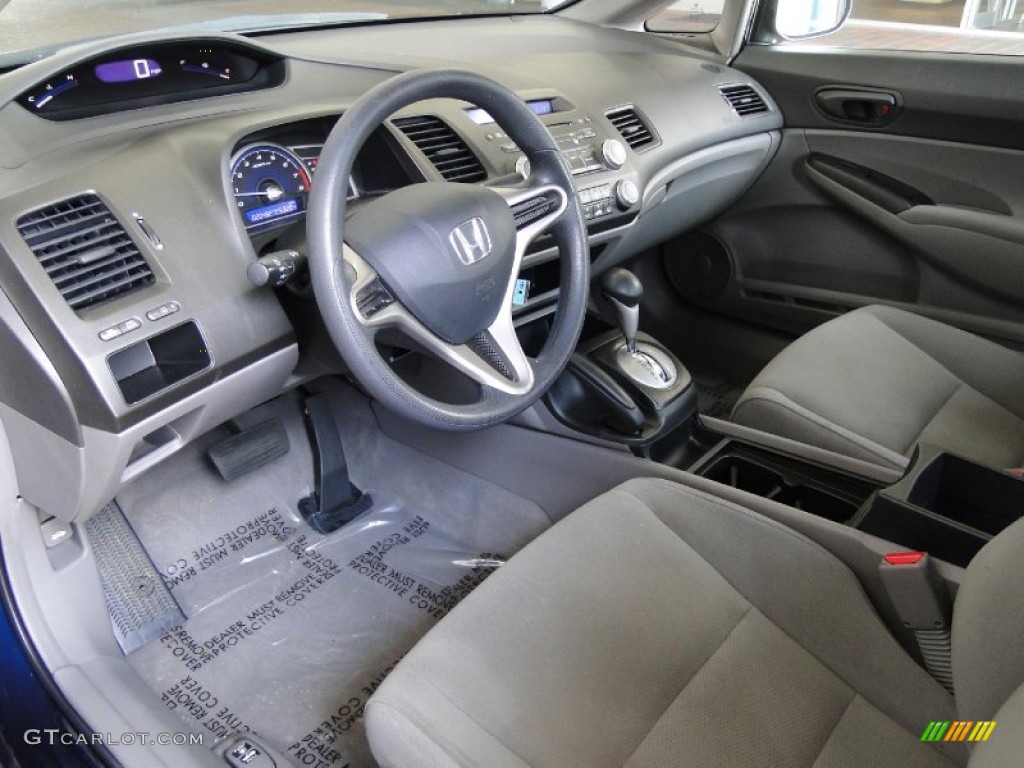 Gray Interior 2009 Honda Civic DX-VP Sedan Photo #52682904